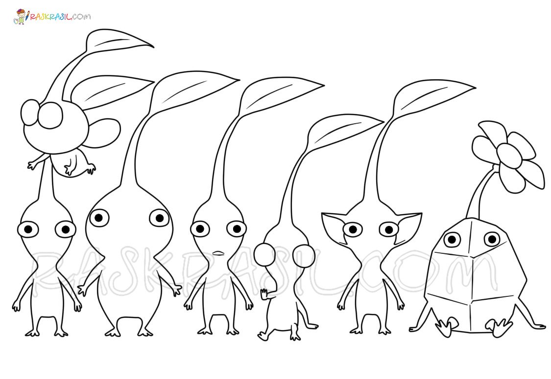 Pikmin 3 Deluxe Coloring Page | New images Free Printable