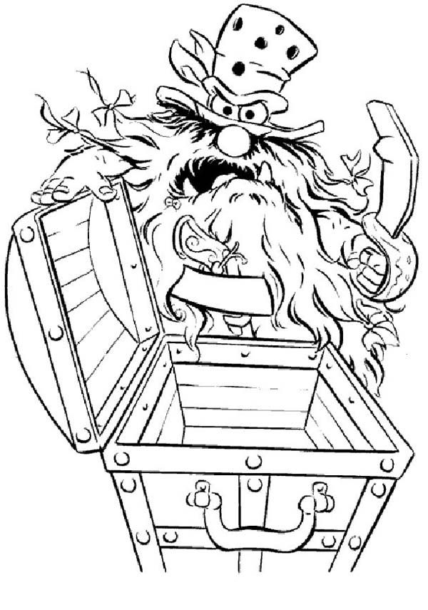 The Muppets Sweetums Found Empty Treasure Chest Coloring Pages ...