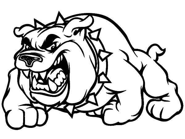 Scary Bulldog Coloring Pages: Scary Bulldog Coloring Pages – Best ...