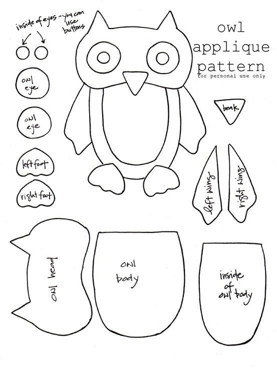 Best Photos of Owl Craft Patterns - Valentine Owl Craft Pattern ...