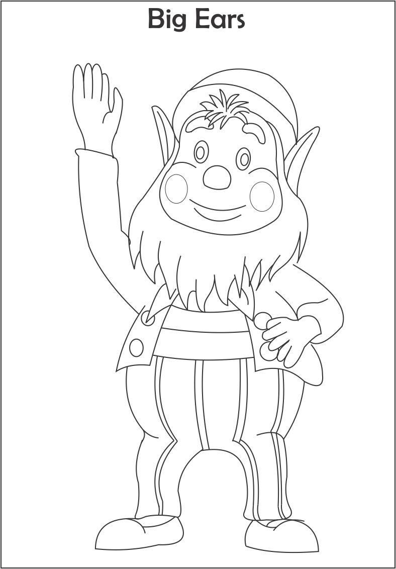 Noddy coloring pages download and print for free