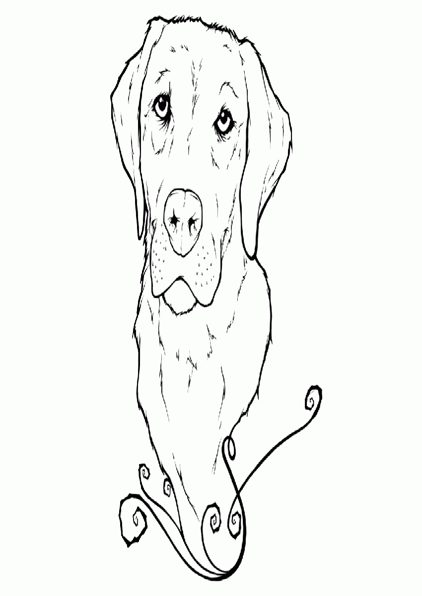 Birthday Puppy Coloring Pages   Best Coloring Page Site   Coloring ...