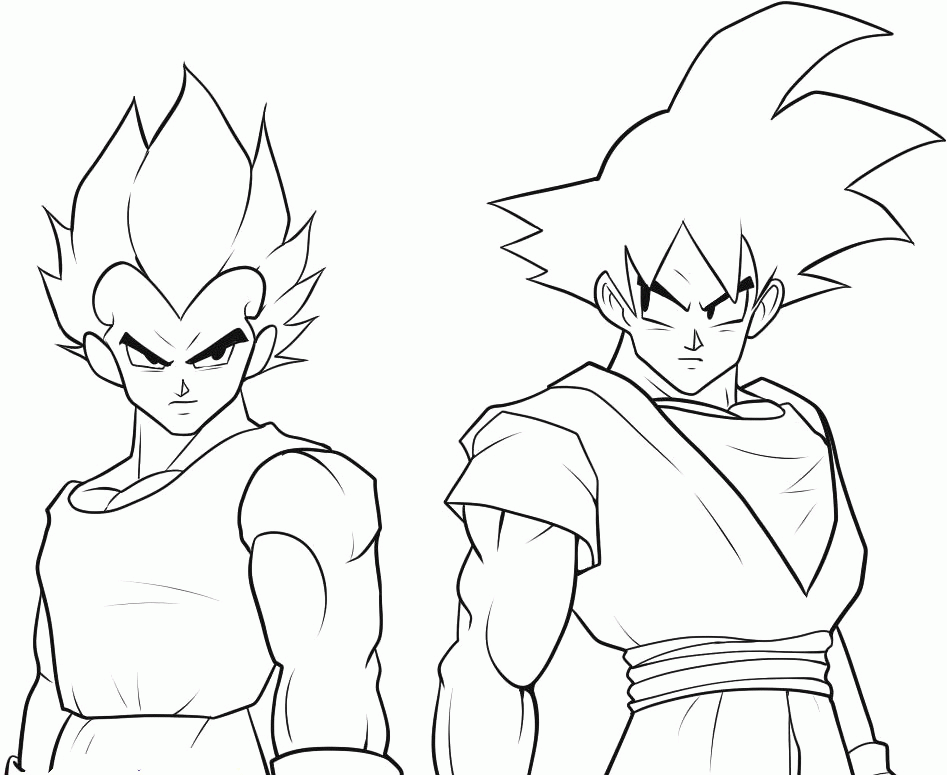 Goku Printable Coloring Pages - Coloring Home