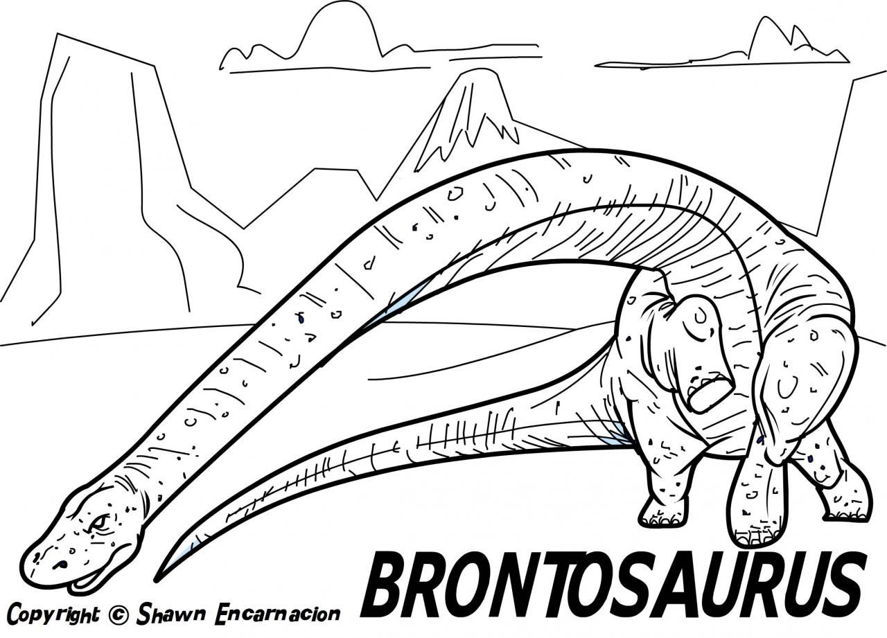 Dinosaur Coloring Pages Coloring Page For Kids | Kids Coloring