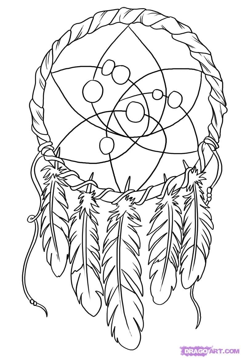 Coloring Pages Dream Catchers - Coloring Home