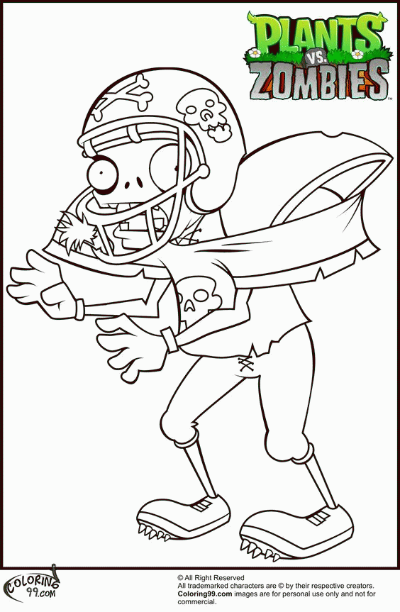 plants-vs-zombies-football-zombie-coloring-pages.jpg (980Ã1500 ...