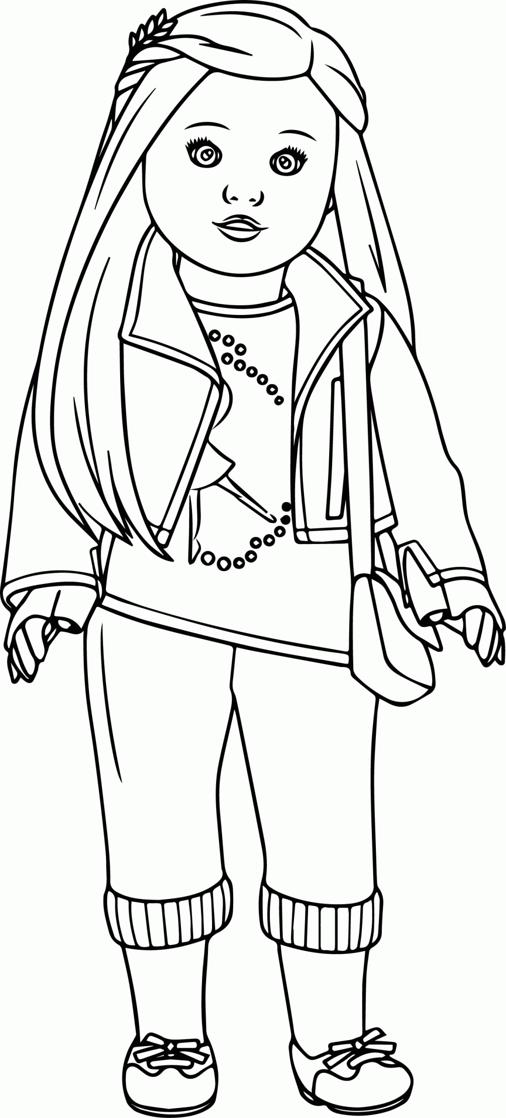 American Doll Accessories Coloring Pages - Coloring Pages For All Ages
