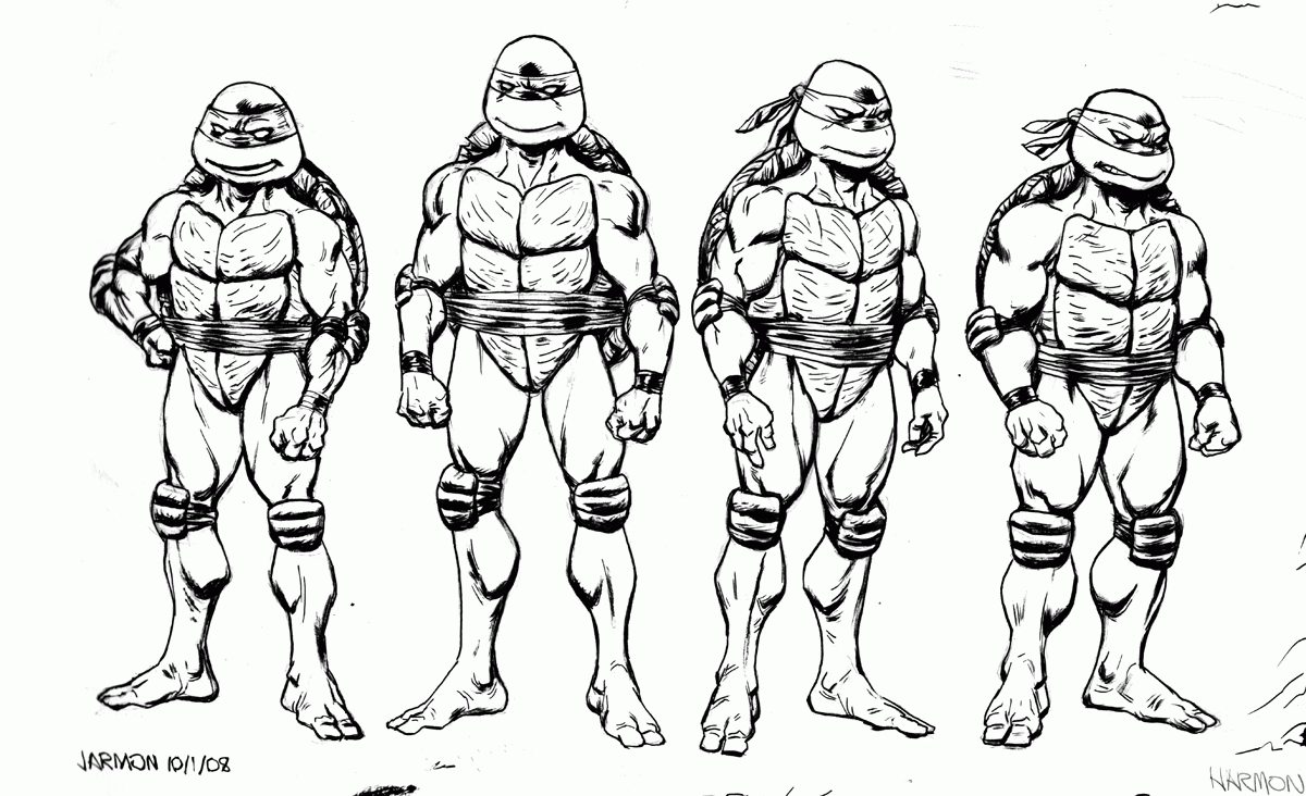 Free Tmnt Coloring Pages To Print Coloring Home