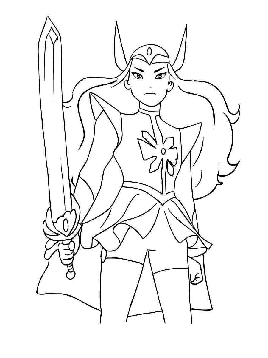 She-Ra Princess coloring pages