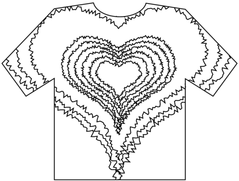 Tye Dye Coloring Pages - Coloring Home