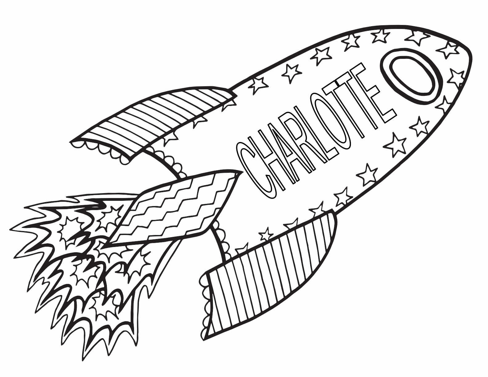 10 CHARLOTTE Coloring Pages - Free Printables — Stevie Doodles