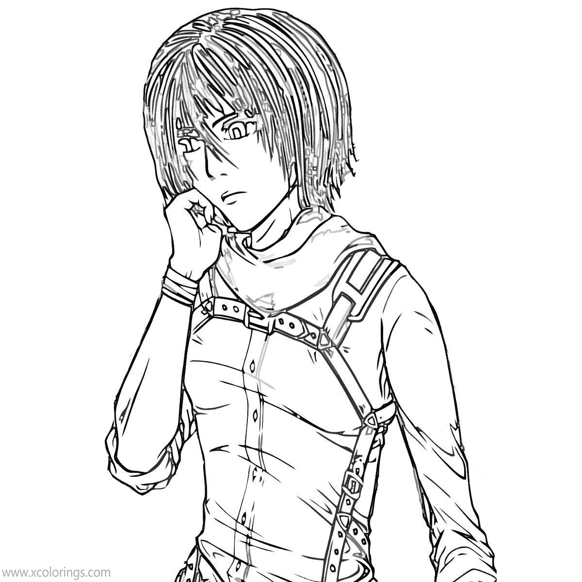 Attack On Titan Coloring Pages Eren / Some of the coloring pages shown here  are eren yeager lineart by joezart63 on deviantart, e.