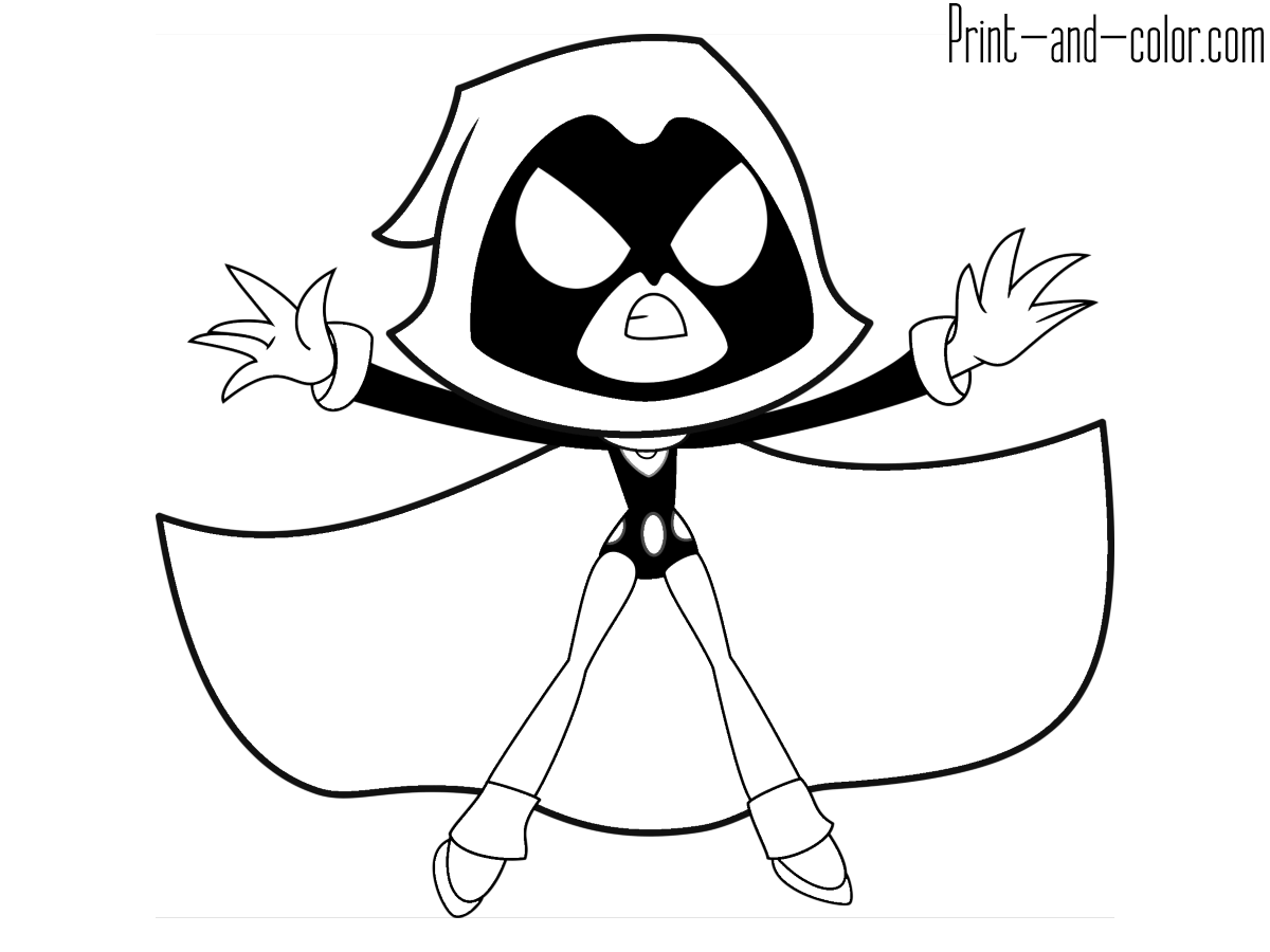 Teen Titans GO! coloring pages | Print and Color.com