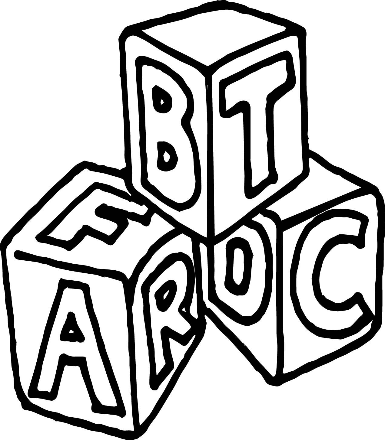 cool A B C Box Cube Coloring Page | Coloring pages, Coloring pages for  boys, Bible coloring