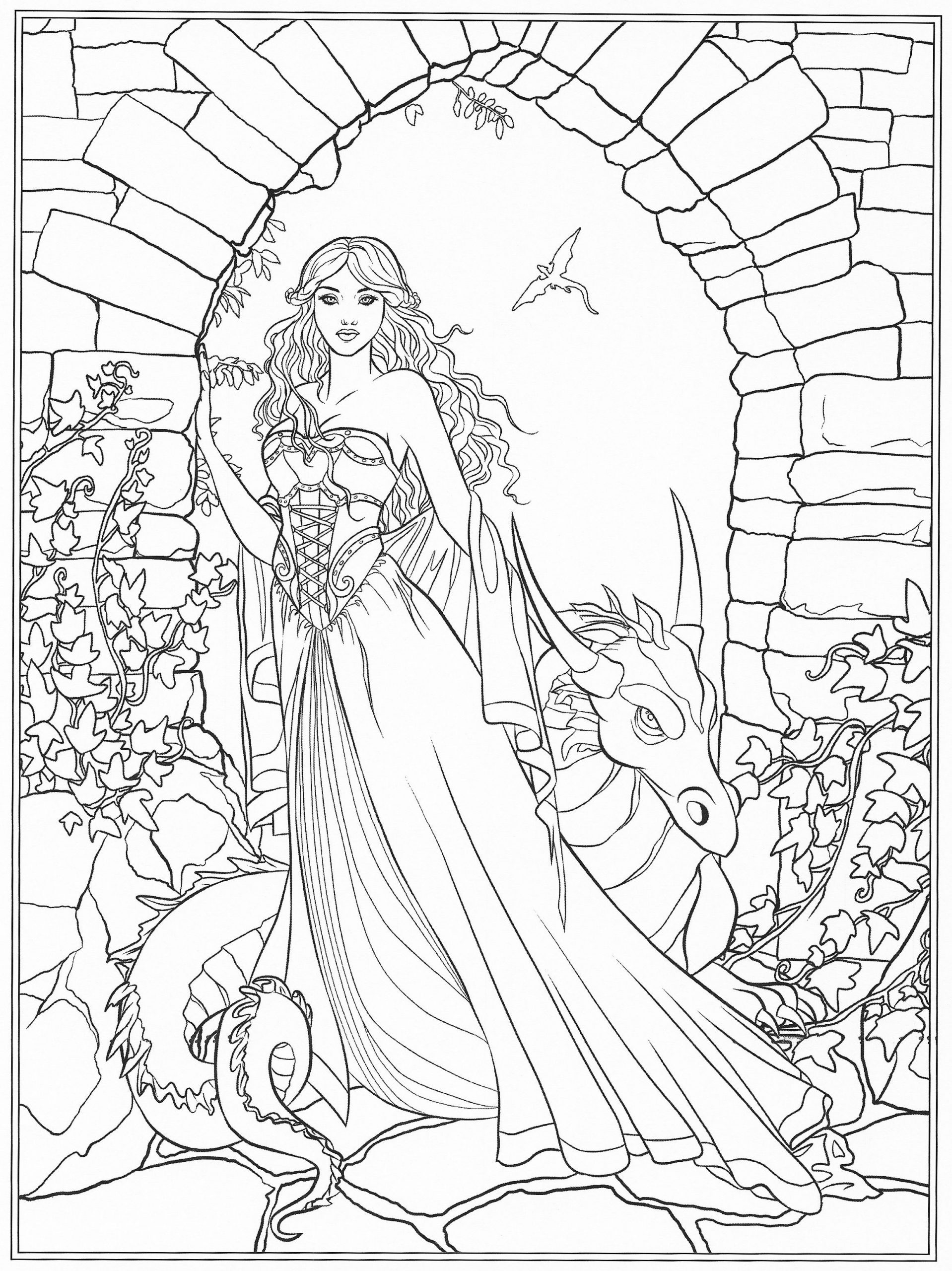 Coloring Books  Coloring Pages Coloring Book Luxury Gothic Dark ...