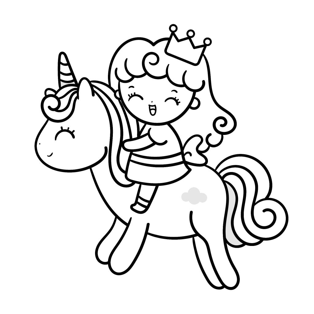 The Cutest Princess Coloring Pages for FREE! - MomLifeHappyLife