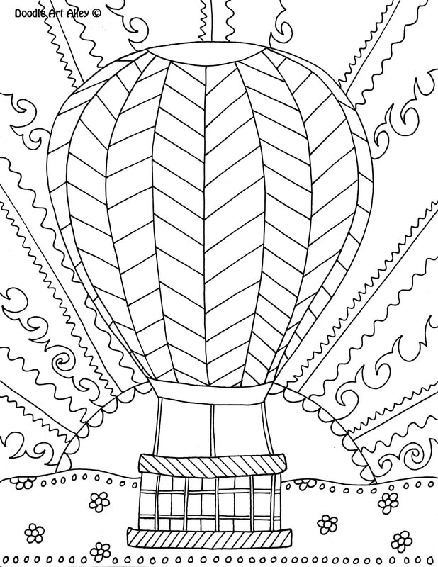 Transportation Coloring pages - DOODLE ART ALLEY