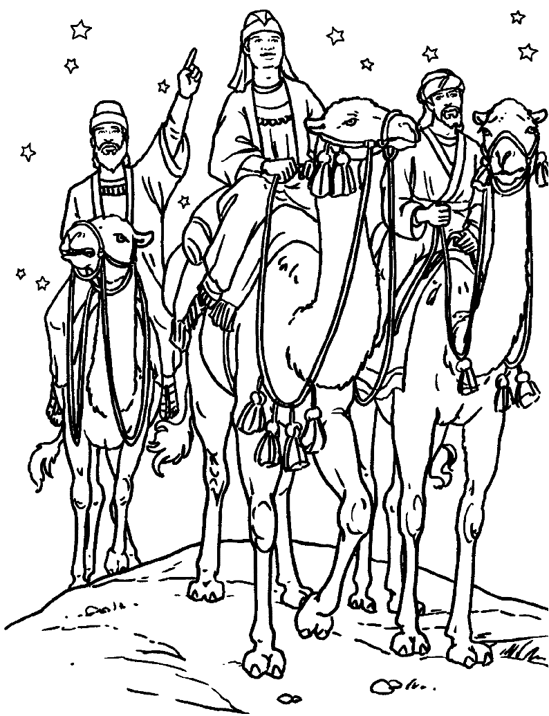 Free Coloring Page Wise Men, Download Free Clip Art, Free Clip Art on  Clipart Library