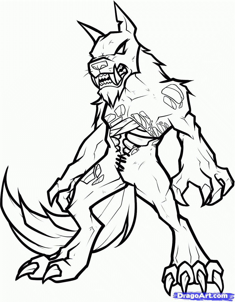 Coloring Pages : Fabulous Werewolf Coloring Page Photo Inspirations Coloring  Page For Kids To Print‚ Halloween Coloring Pages‚ Werewolf Coloring Page  For Kids To Print also Coloring Pagess