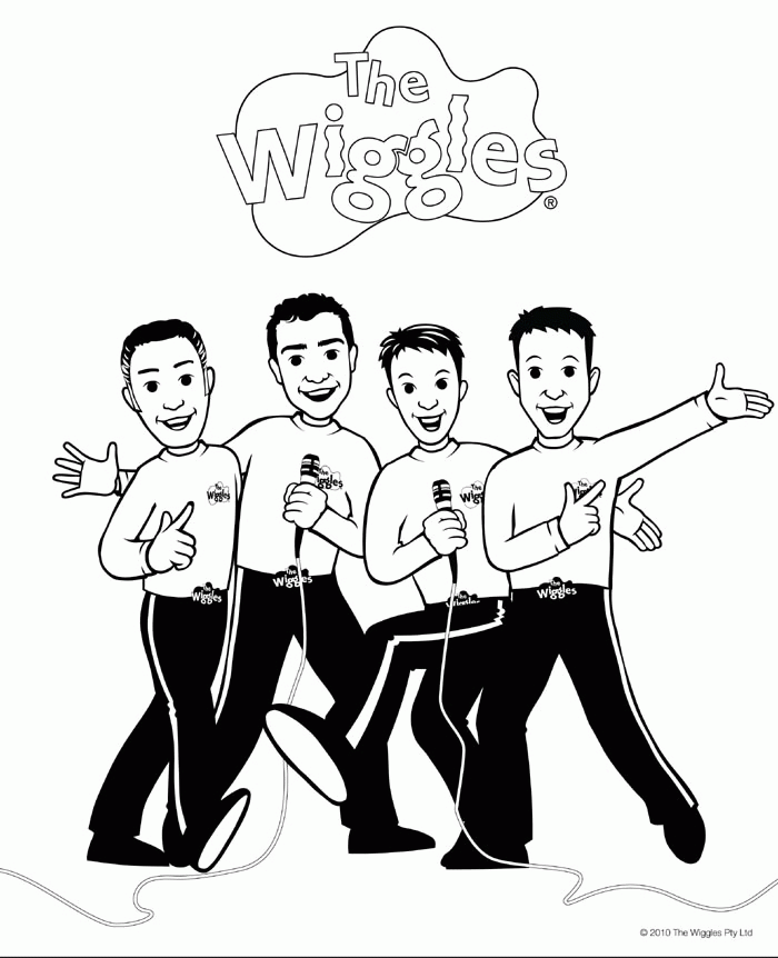 The Wiggles Coloring Page - Coloring Pages For Kids And For Adults - Colori...