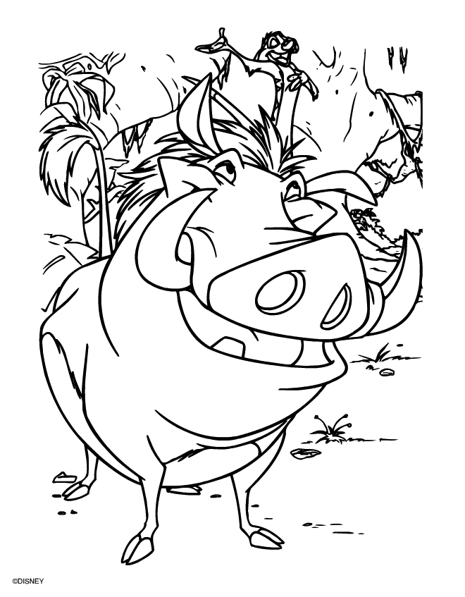 Coloring Page - The lion king coloring pages 19