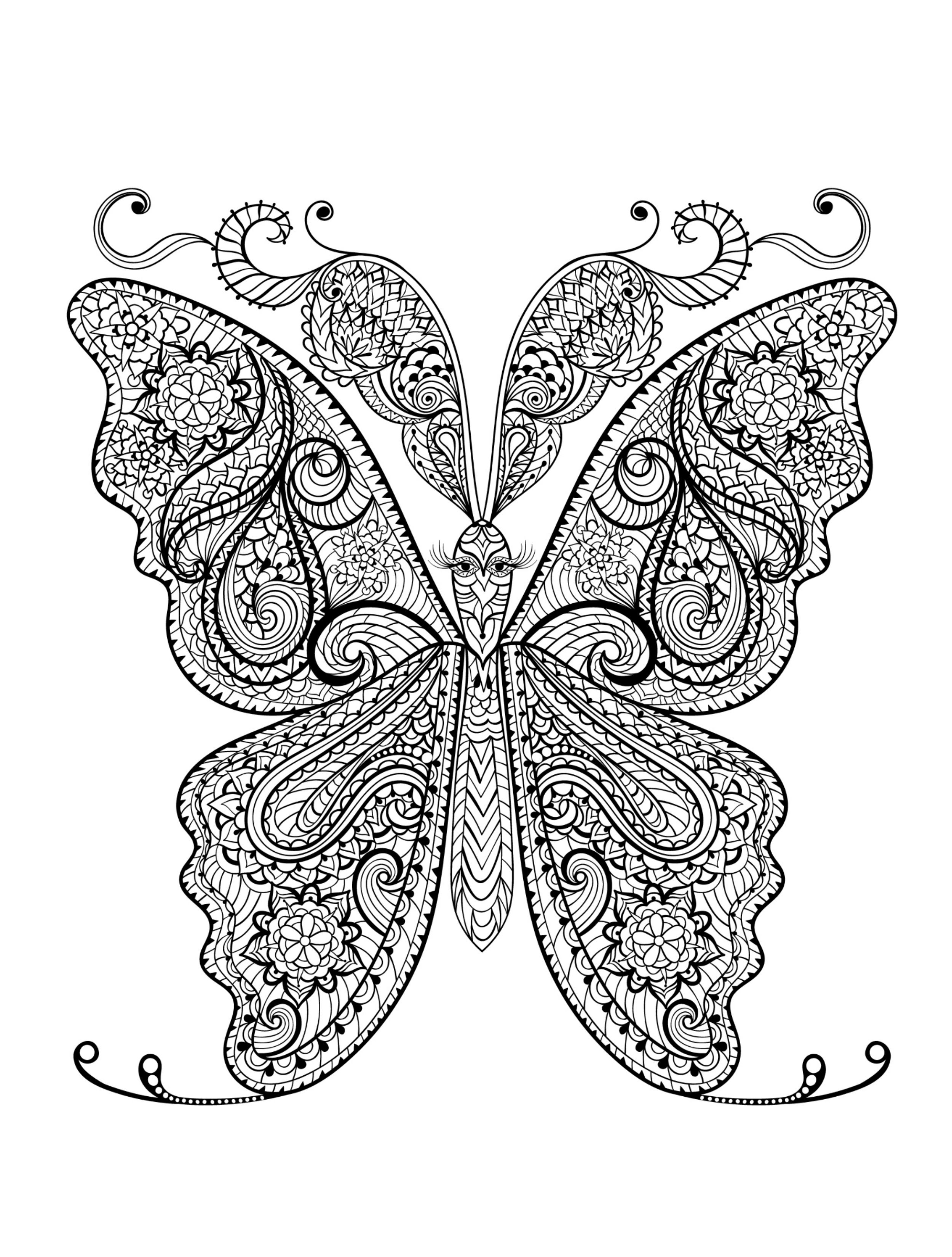 23 Free Printable Insect & Animal Adult Coloring Pages - Page 19 ...