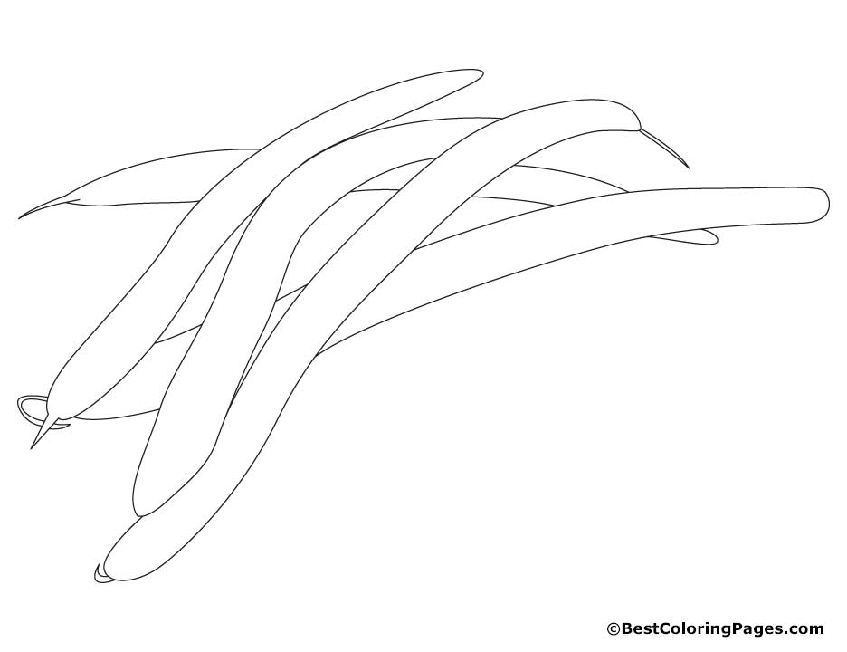 Download Green Beans Coloring Page, Free - Coloring Home