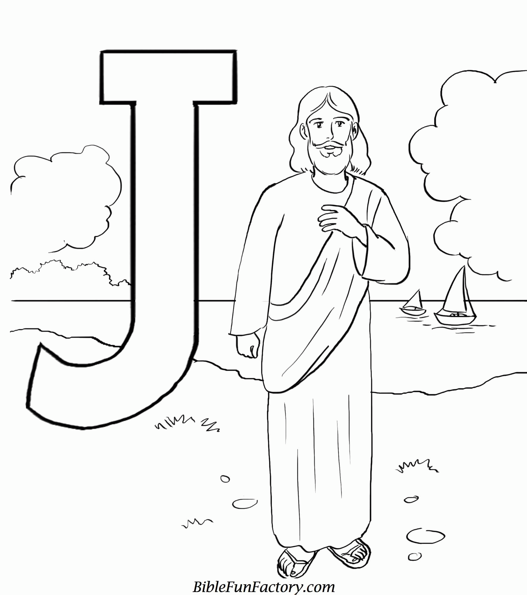 Download Coloring Pages For Kids About Jesus Love - Coloring Home