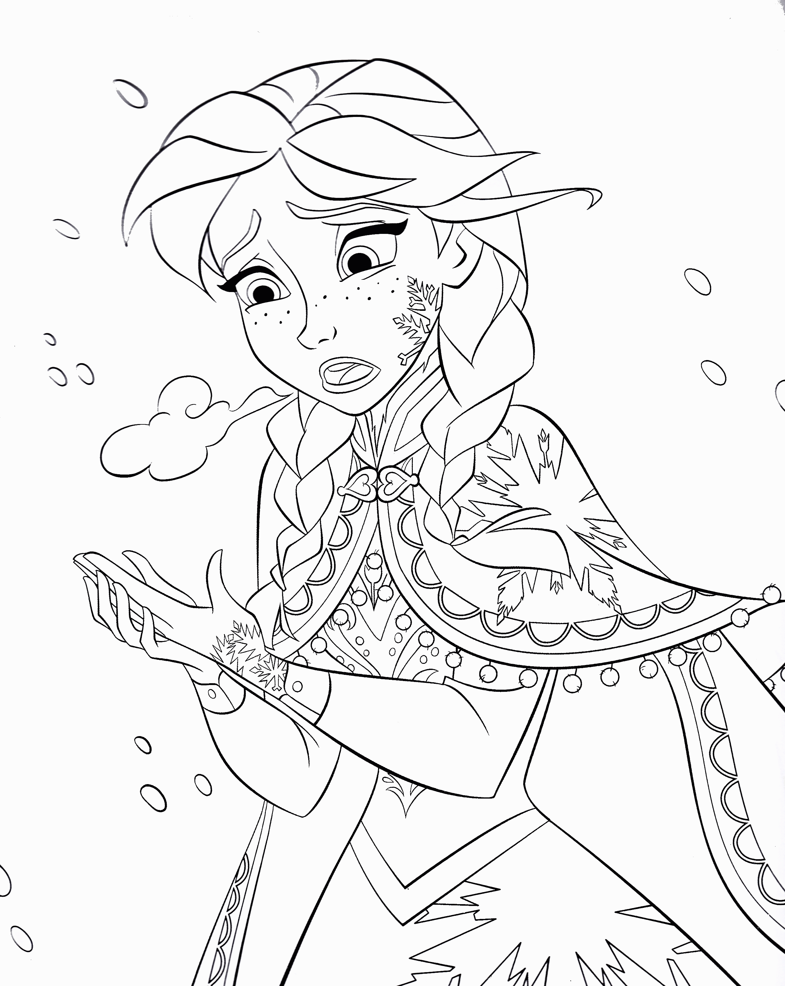 Disney's Frozen Colouring Pages | Cute Kawaii Resources