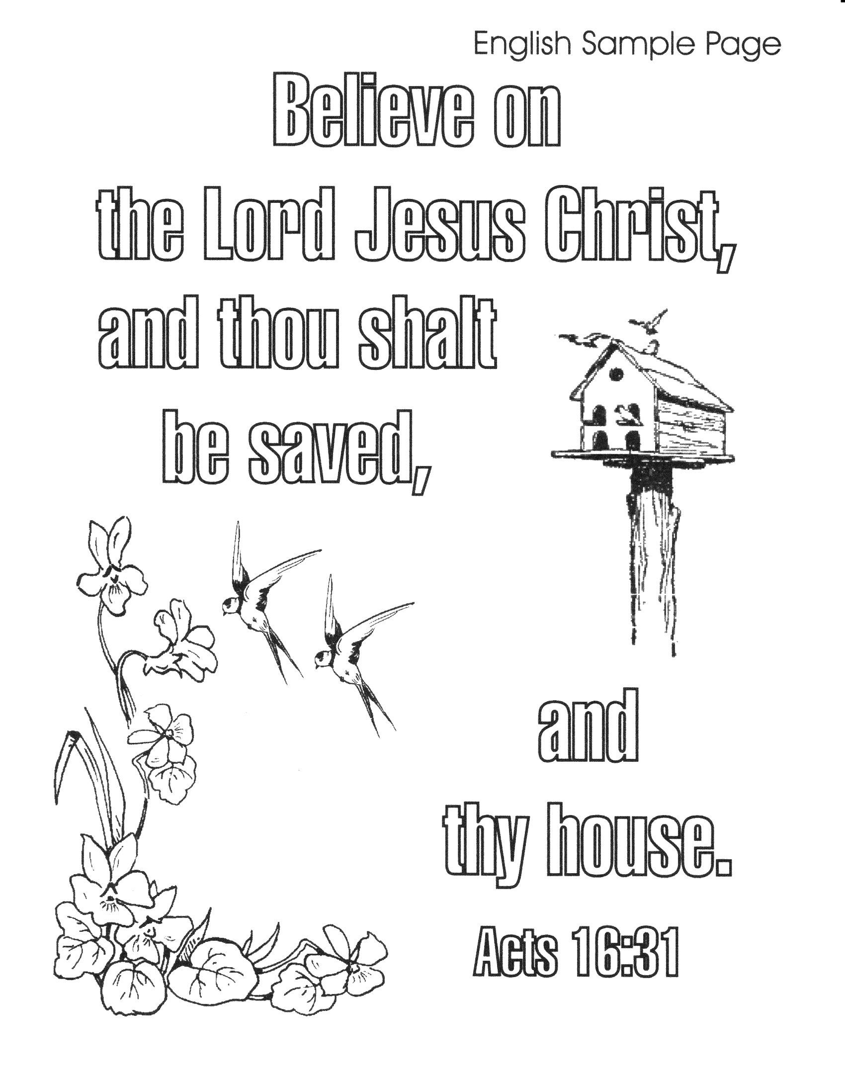 Spanish Gospel Coloring Page Coloring Home