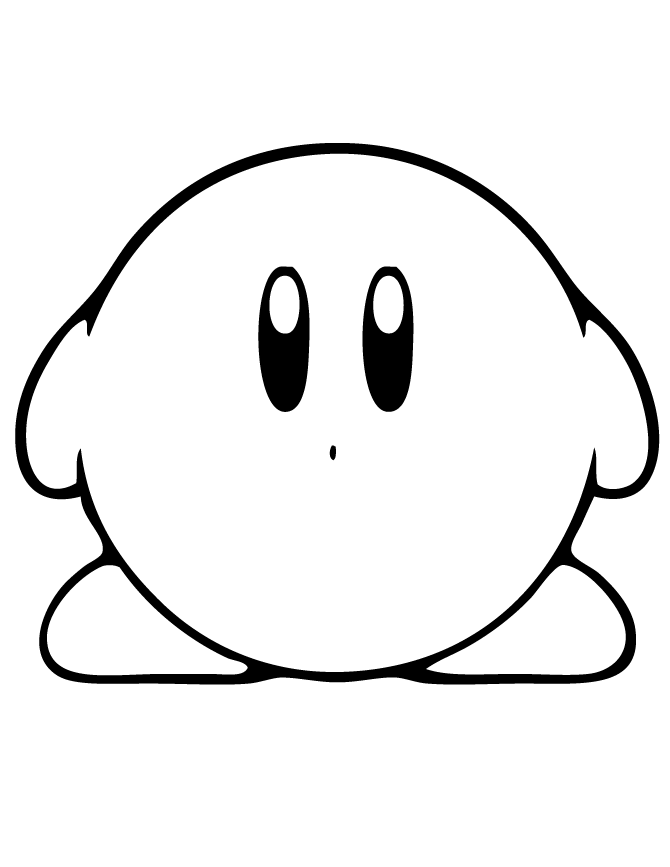 Coloring Pages To Print Of Kirby - Coloring Home