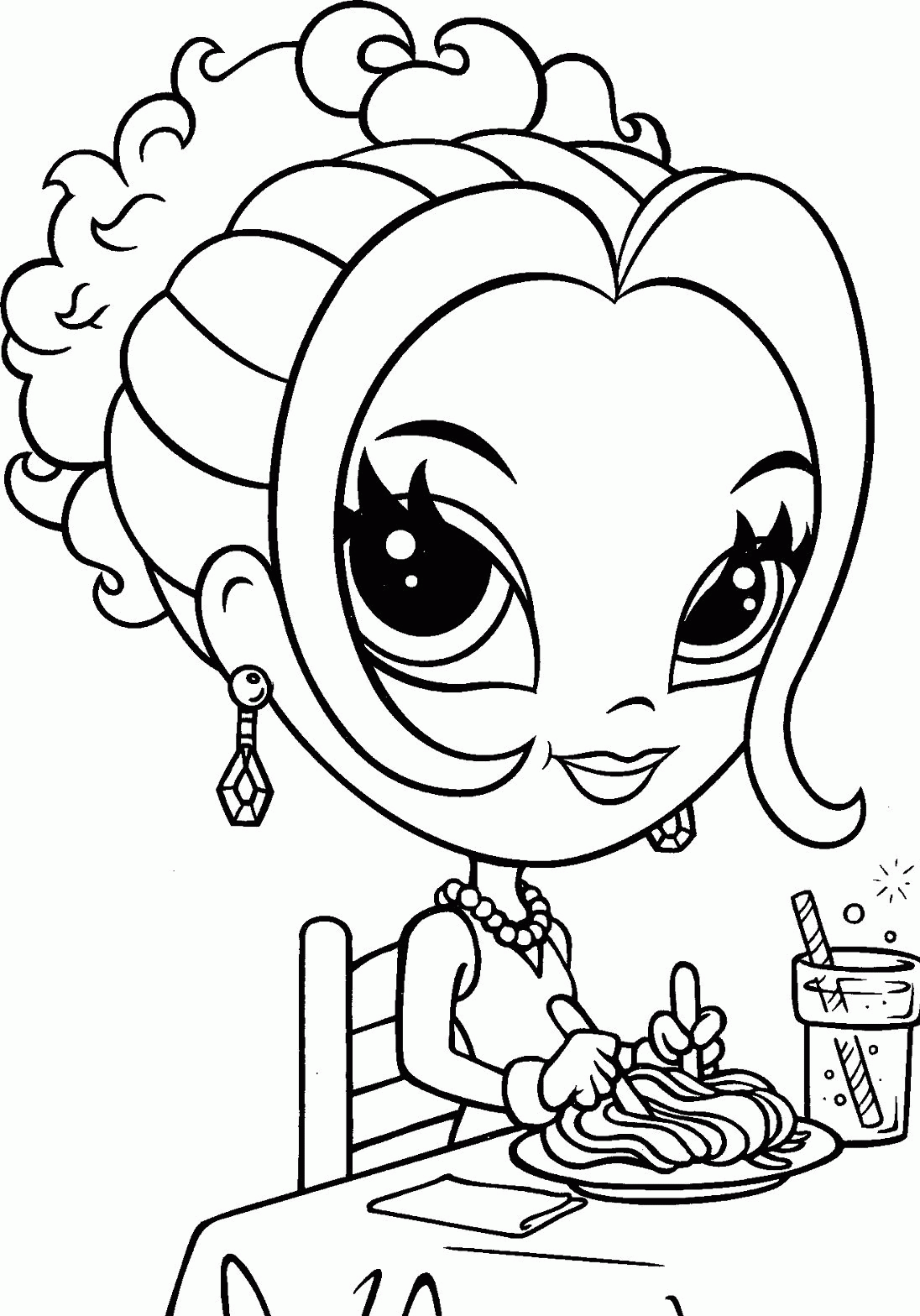 Lisa Frank Tiger Coloring Pages - Coloring Home