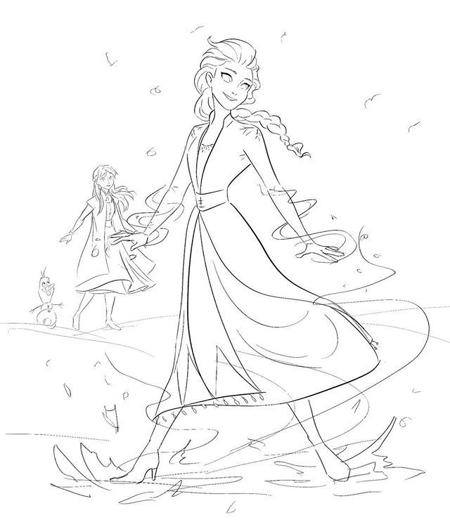 Another Frozen 2 sketch - Art by ...