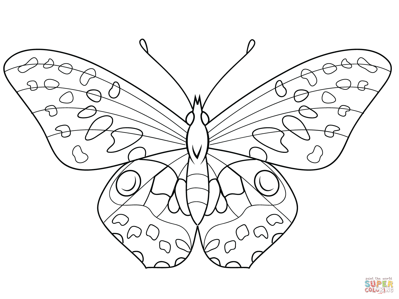 Coloring Pages Butterfly   Coloring Home