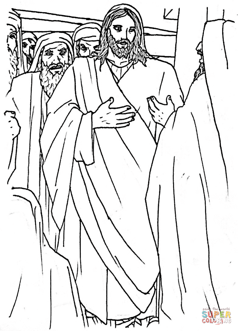 The Water of Life - John 7 coloring page | Free Printable Coloring Pages