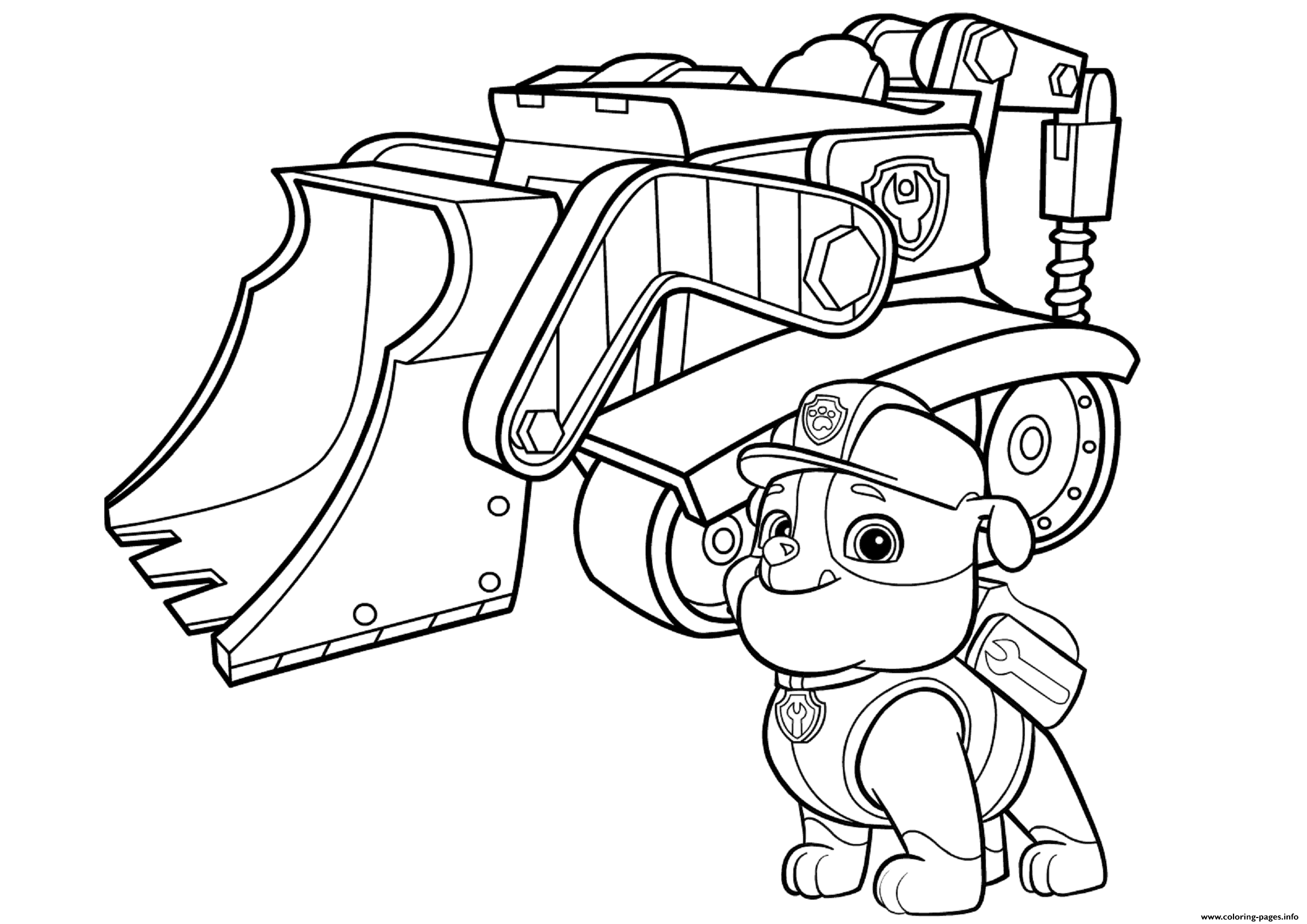 FREE PAW Patrol Coloring Pages - Happiness is Homemade