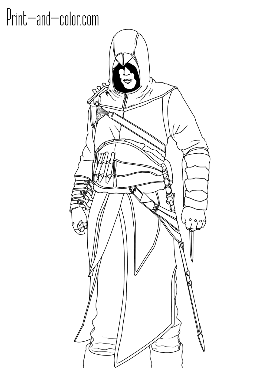 Assassin's Creed coloring pages | Print and Color.com