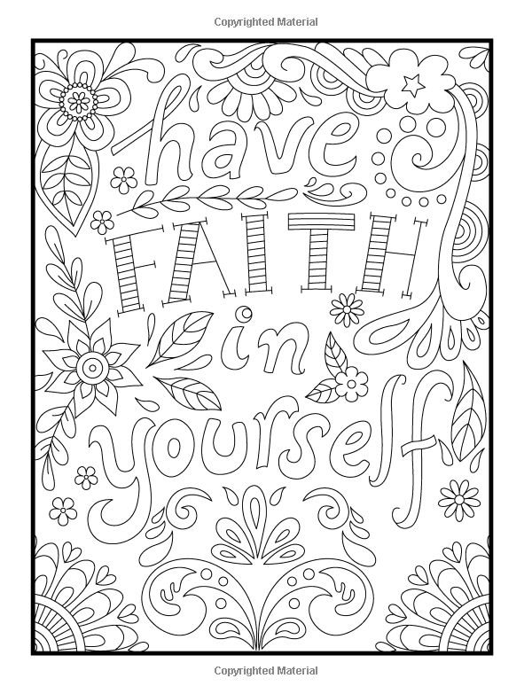 Pin on Printables - Saying Coloring Pages