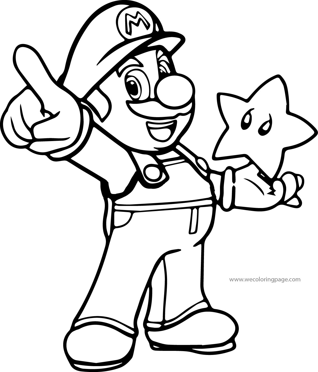 Super Mario Coloring Page | Wecoloringpage