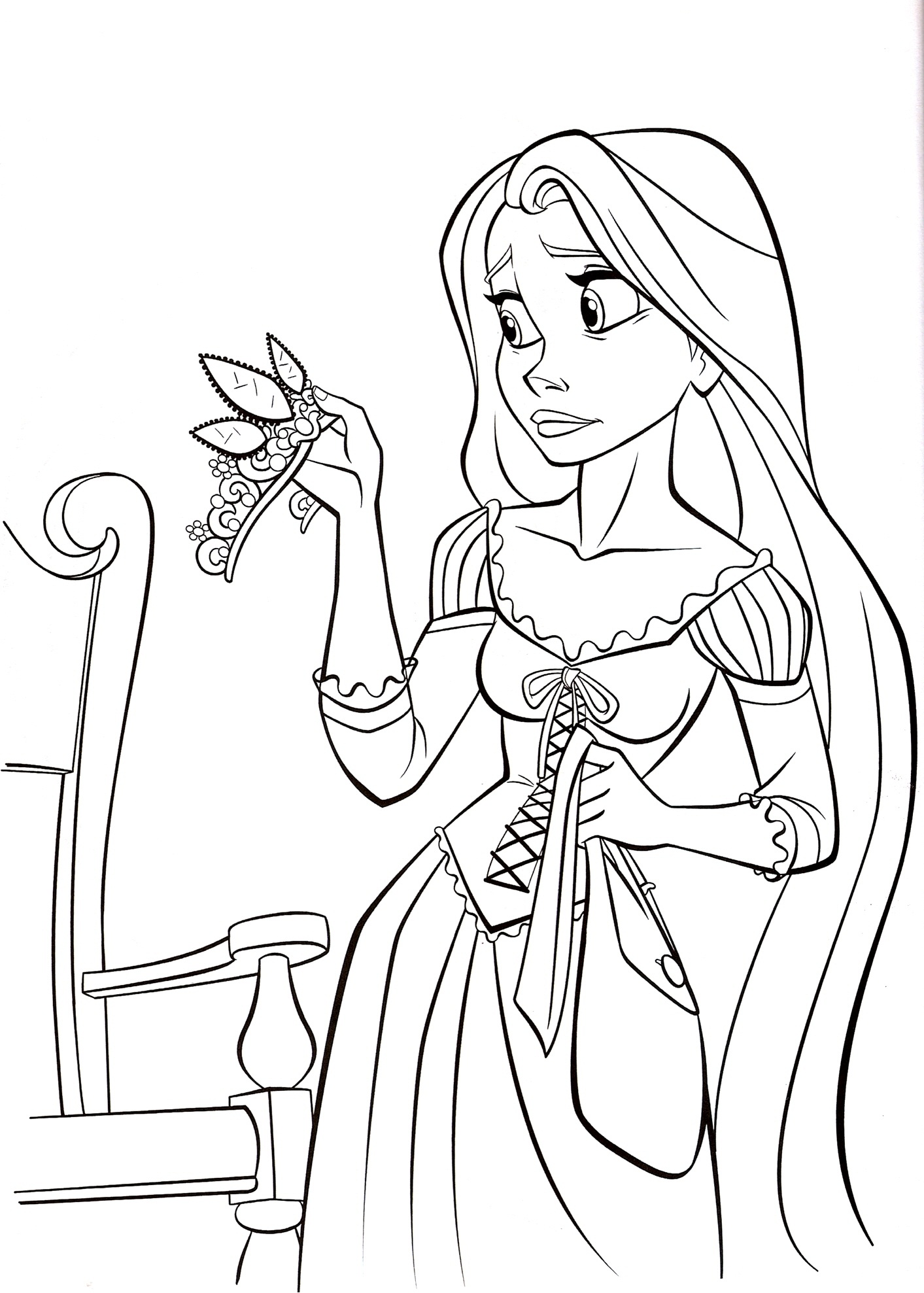 Disney Princess Rapunzel Coloring Pages Coloring Pages For Kids ...