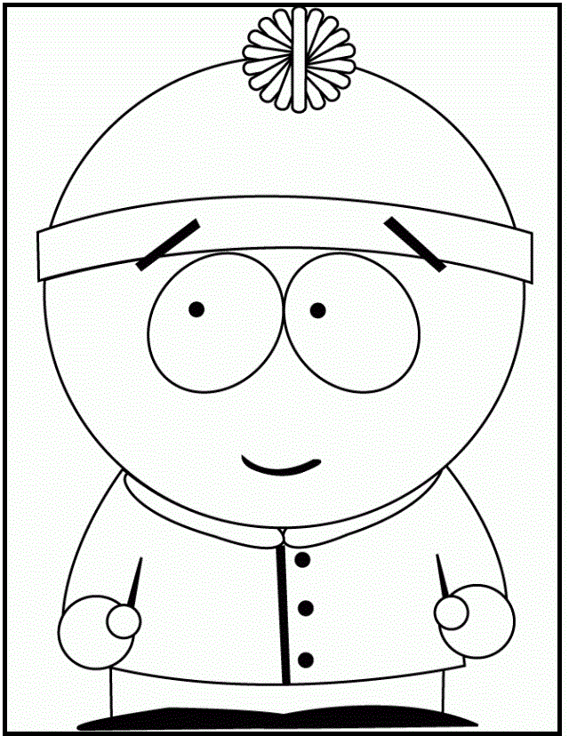 Smile Cute South Park Eric Cartman Coloring Pages For Kids #fKr ...