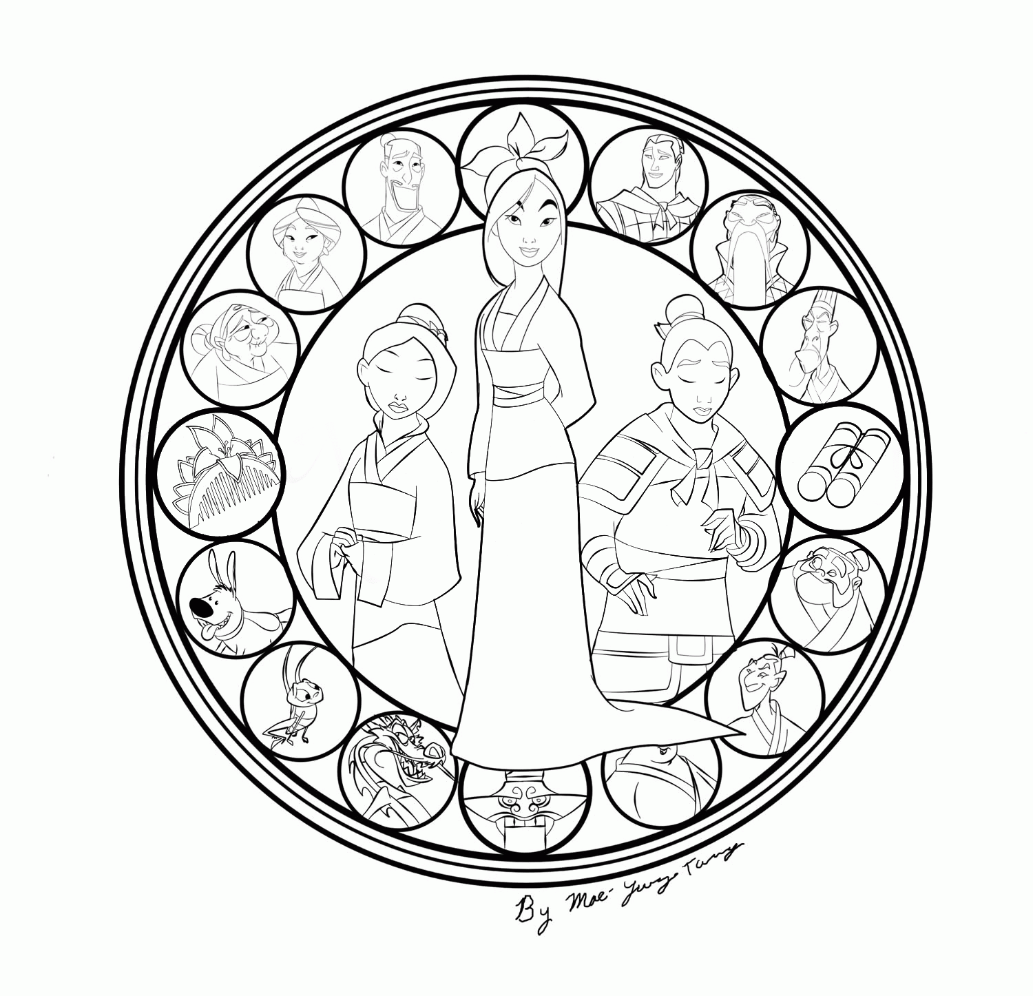 Download Printable Stained Glass Coloring Pages - Coloring Home