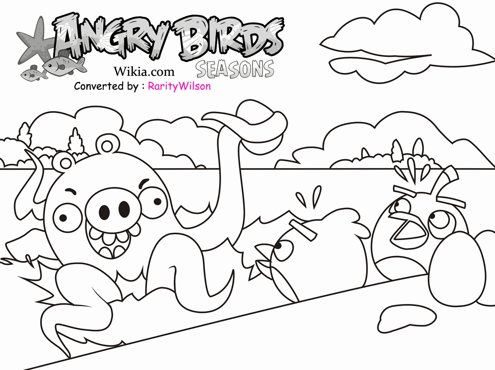 Angry Birds Thor Coloring Pages - Coloring Pages For All Ages