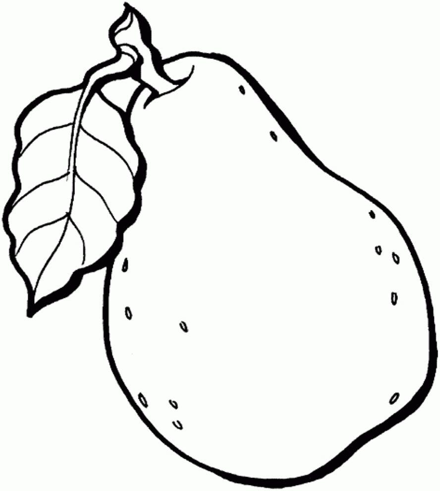 Fruit Coloring Pages Free Printable | Fruits Coloring pages of ...