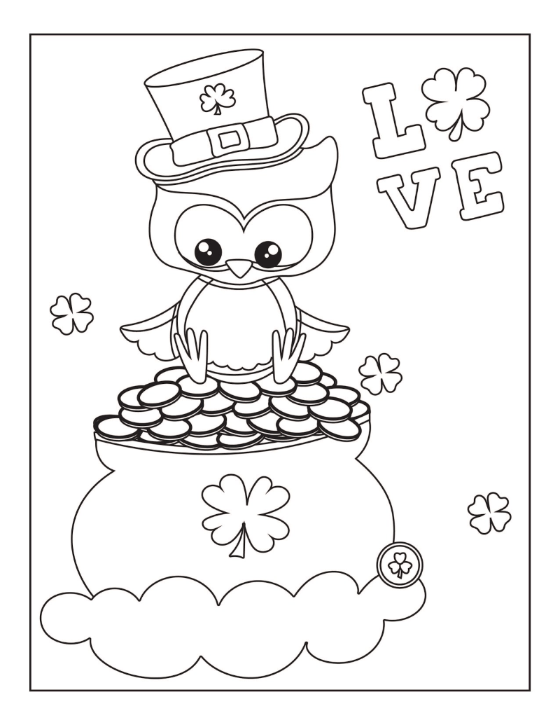 Free Printable St Patrick S Day Coloring Pages Oh My Creative Coloring Home