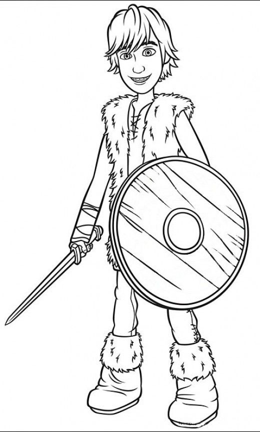 Hiccup Coloring Pages - Coloring Home