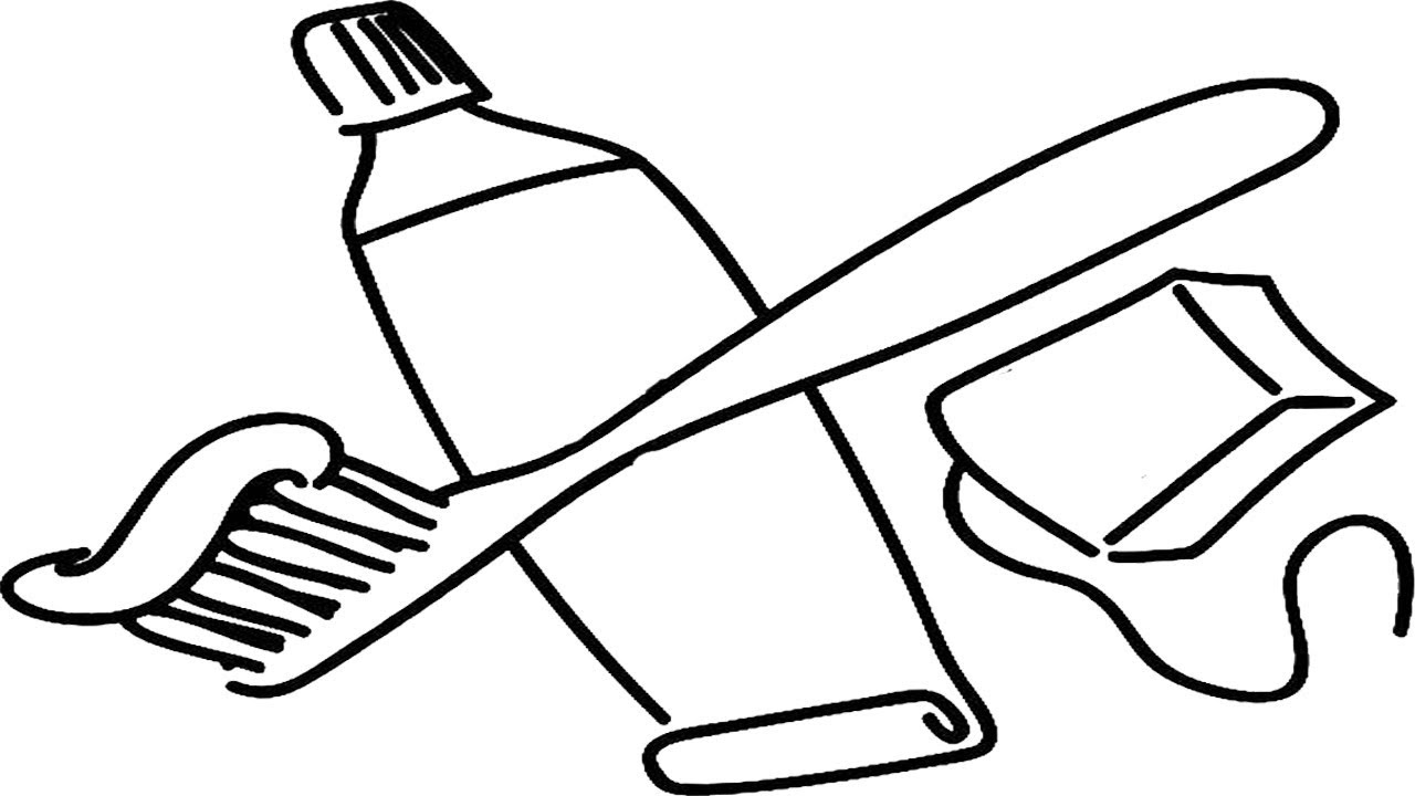 Toothbrush Coloring Pages Coloring Home