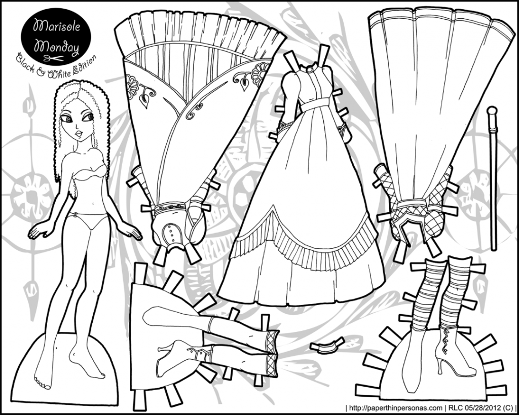 Doll Coloring Pages – coloring.rocks!