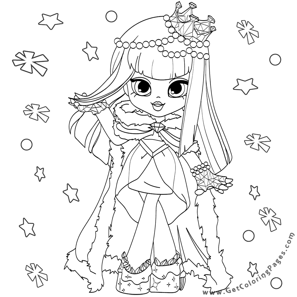 Christmas Shopkins Doll Coloring Pages ...