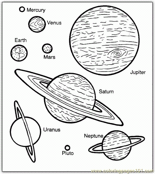 Pin by Sarah Tucker on Space | Solar system coloring pages, Planet coloring  pages, Space coloring pages
